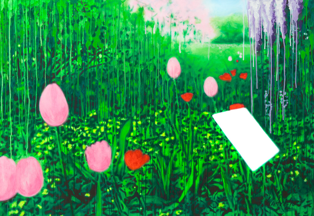 Anweisungen für ein besseres Leben | 2011 | Acryl auf Leinwand | 110 x 160 cm