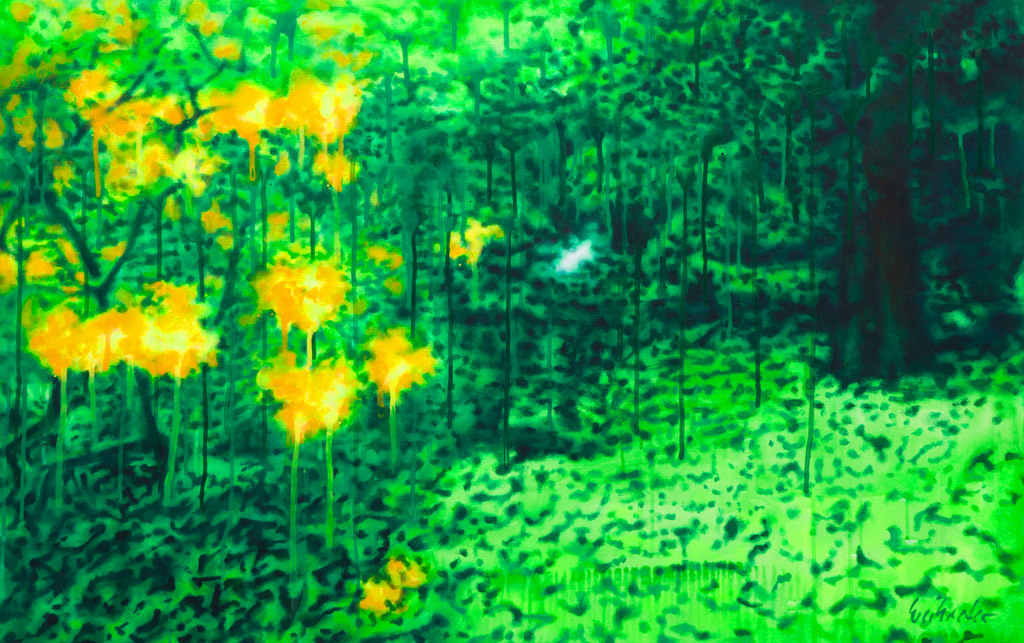 Das Wesentliche bleibt meist verborgen | 2011 | Acryl auf Leinwand | 80 x 120 cm