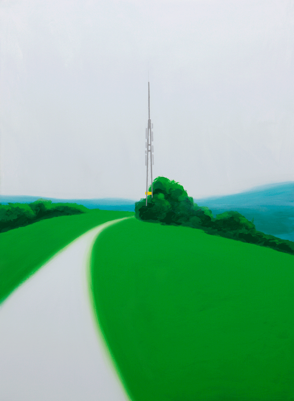 Der Mast | 2006 | Acryl auf Leinwand | 160 x 110 cm