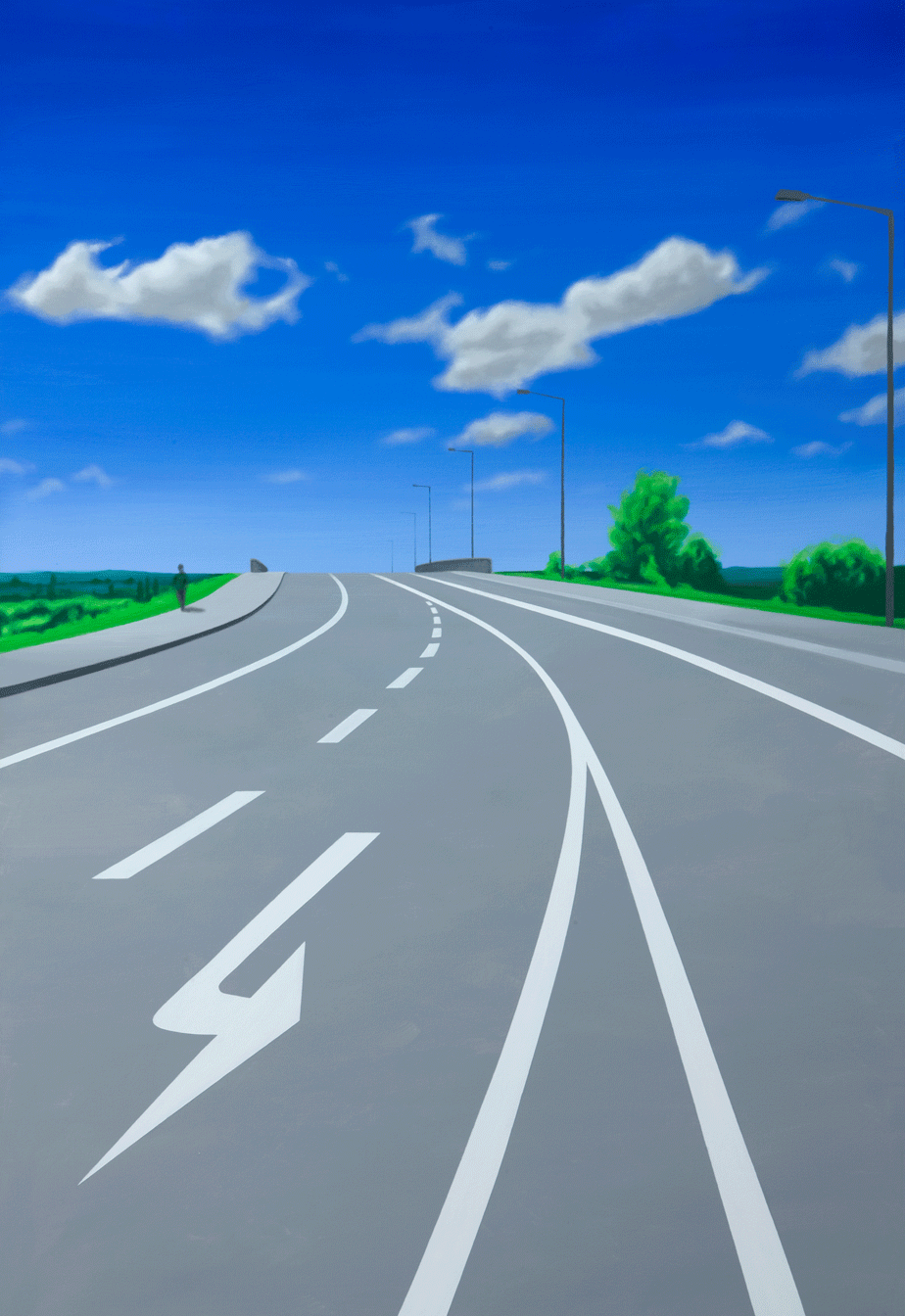 Die Brücke Nr. 1 | 2008 | Acryl auf Leinwand | 160 x 110 cm
