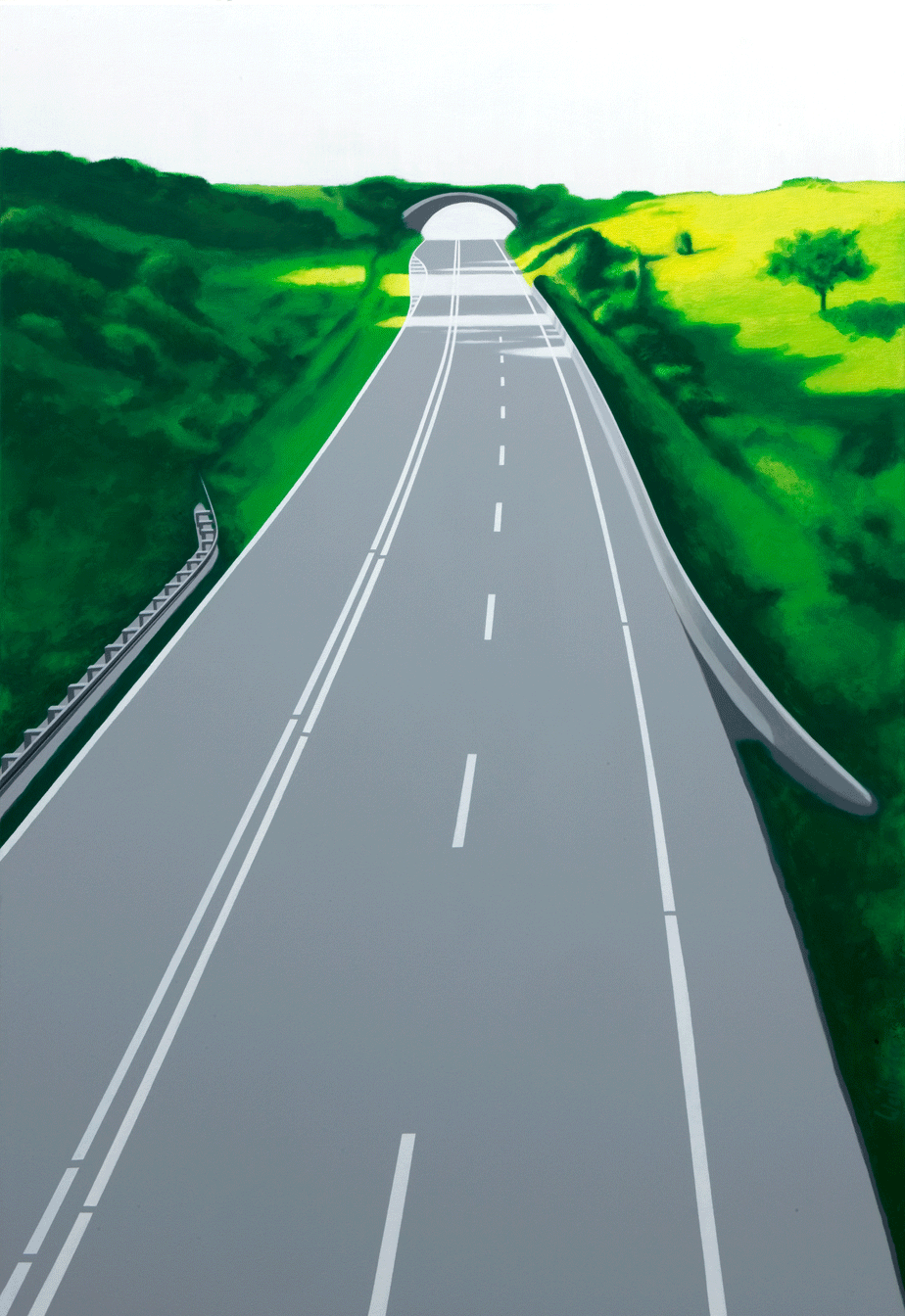 Die Brücke Nr. 2 | 2009 | Acryl auf Leinwand | 160 x 110 cm