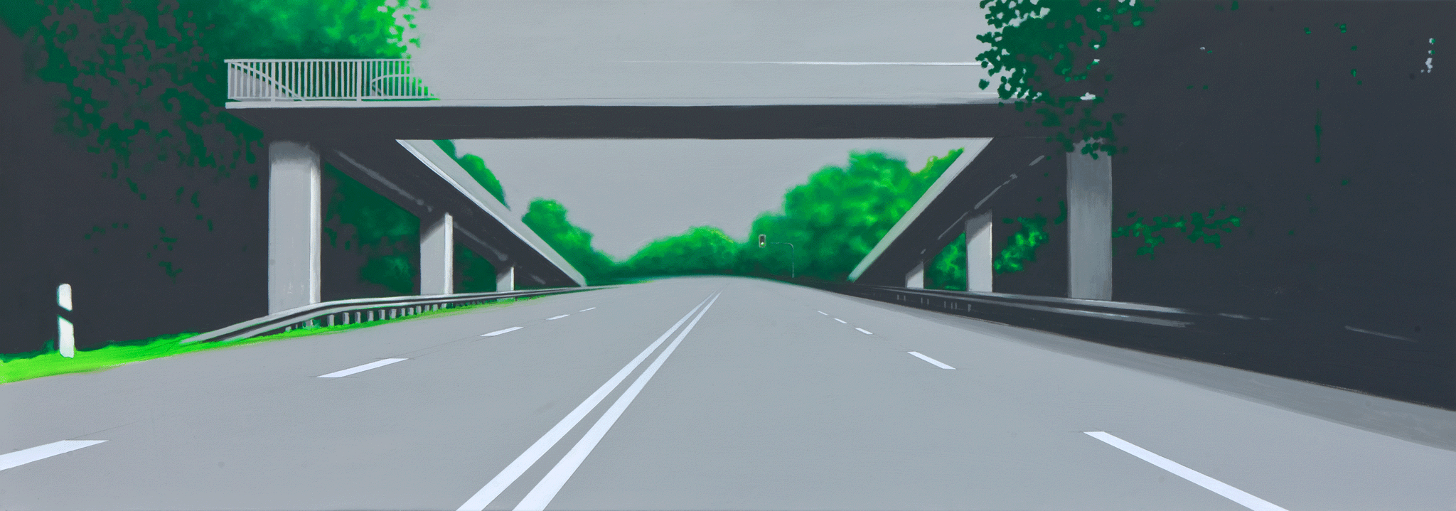 Die Brücke Nr. 3 | 2011 | Acryl auf Leinwand | 70 x 200 cm