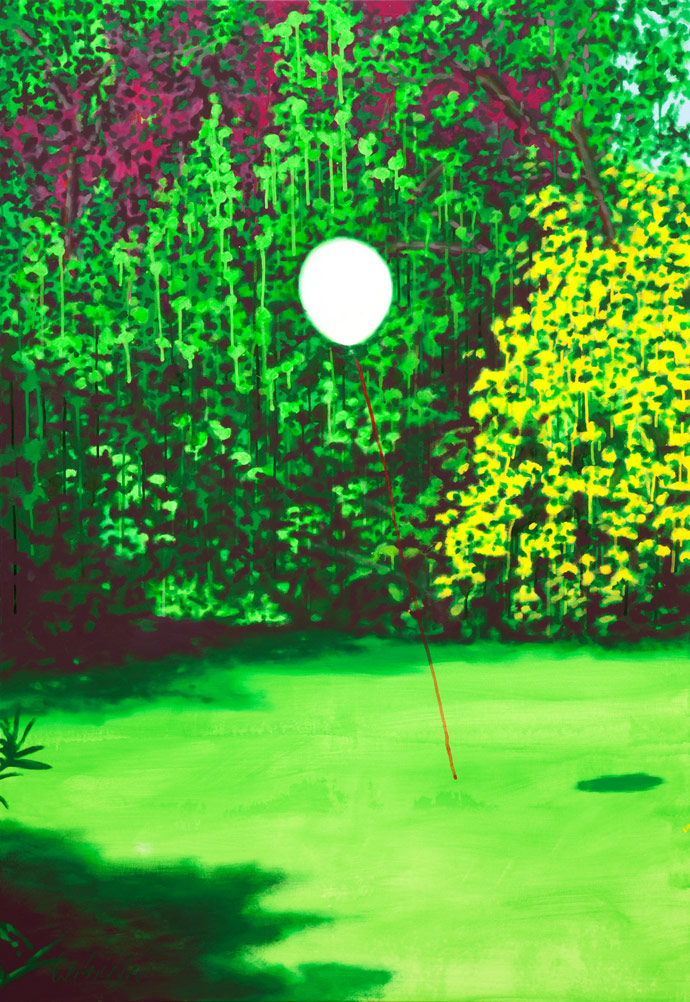 Wer hätte gedacht dass es so leicht ist | 2011 | Acryl auf Leinwand | 160 x 110 cm