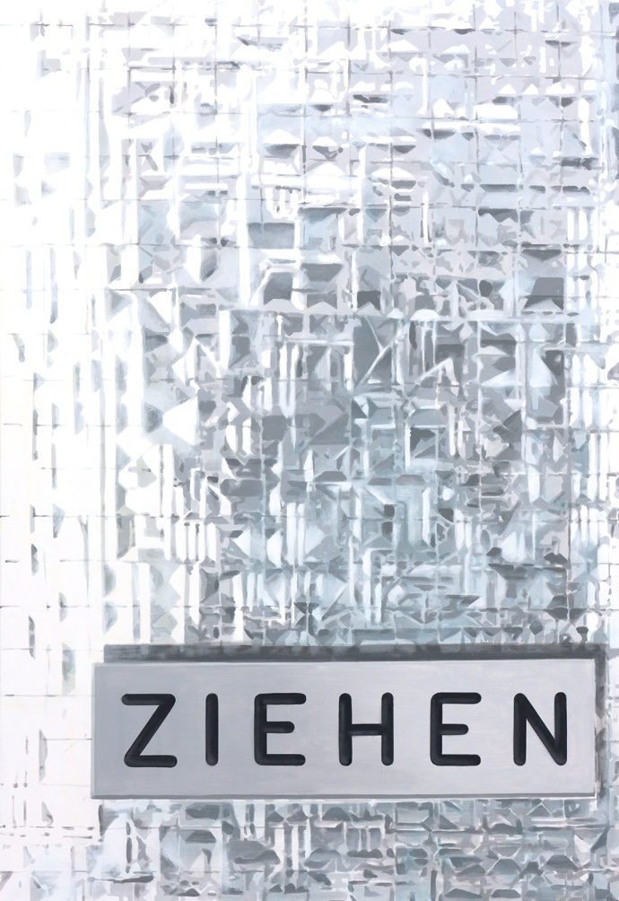 Sven Weihreter | Ziehen | 2013 | Acryl auf Leinwand | 160 x 110 cm